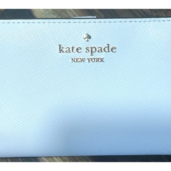 Kate Spade Madison Strawberry Garden Medium Compact Bifold Wallet - Picture 8 of 8